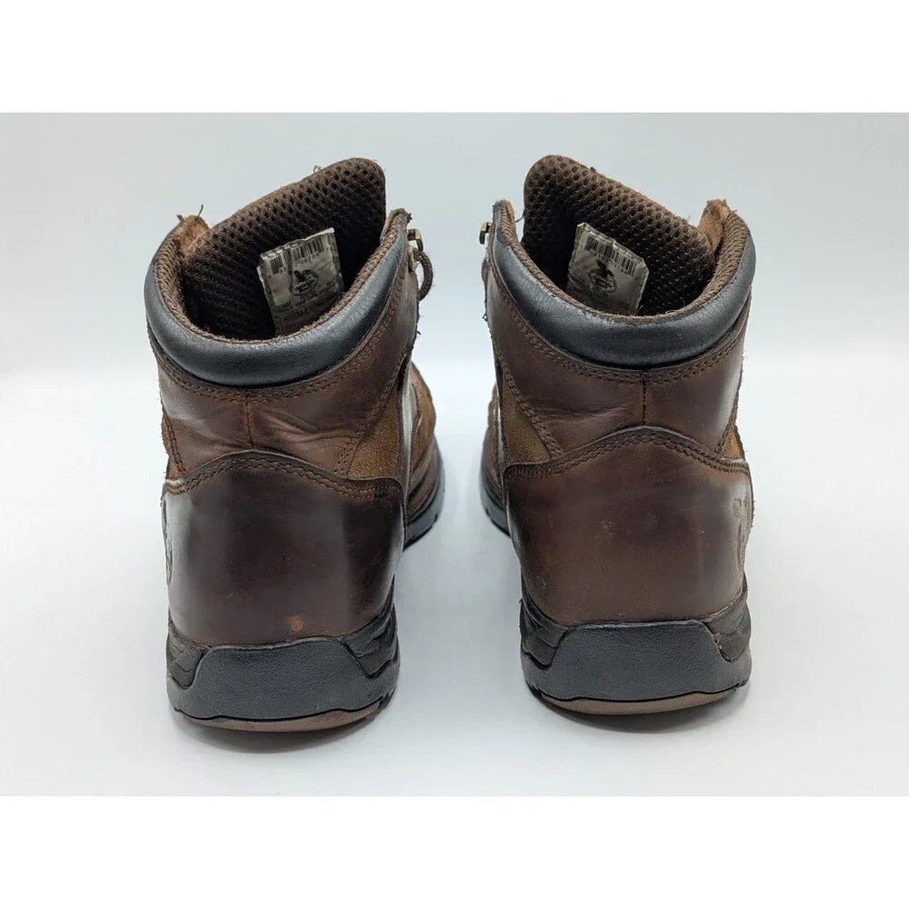 Georgia Athens Boot Men 9 Brown Leather Waterproof Work Lace-Up G7403